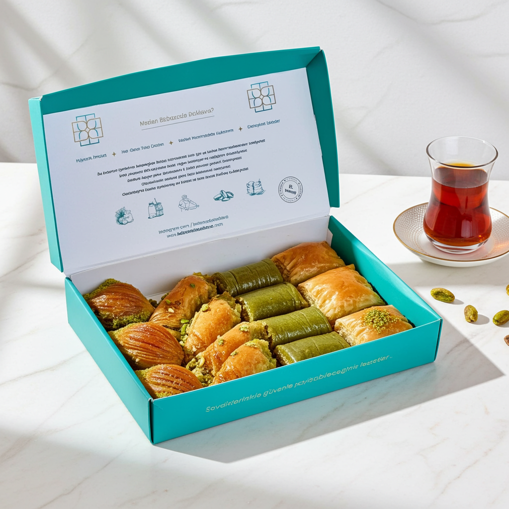 Babazade Premium Karışık Baklava Kutusu – 650gr