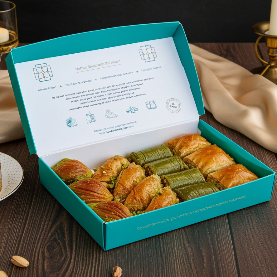 Babazade Premium Karışık Baklava Kutusu – 650gr